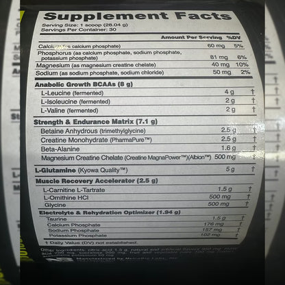 NutraBio Reload Recovery Matrix