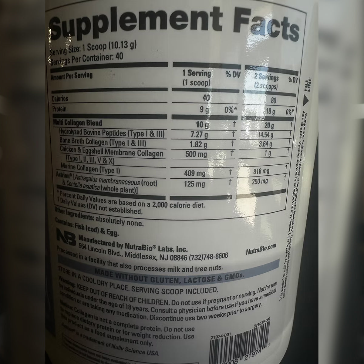 NutraBio Collagen