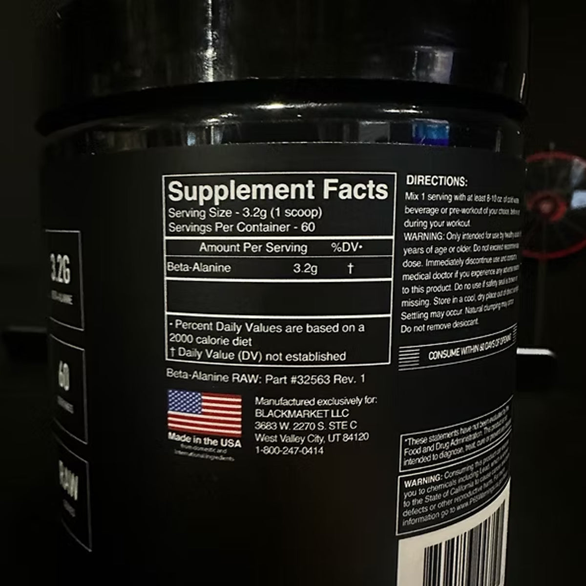 Beta-Alanine Raw