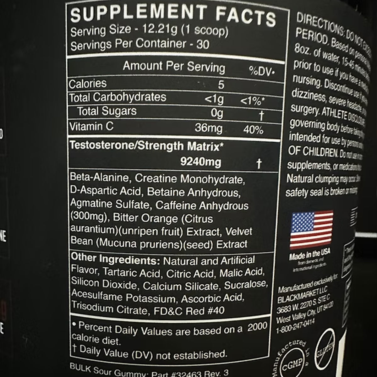 Bulk Pre-Workout