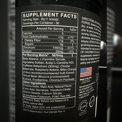 Cuts Pre-Workout