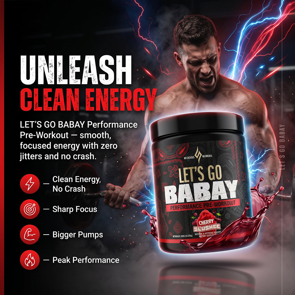 Let's Go BABAY Pre-Workout