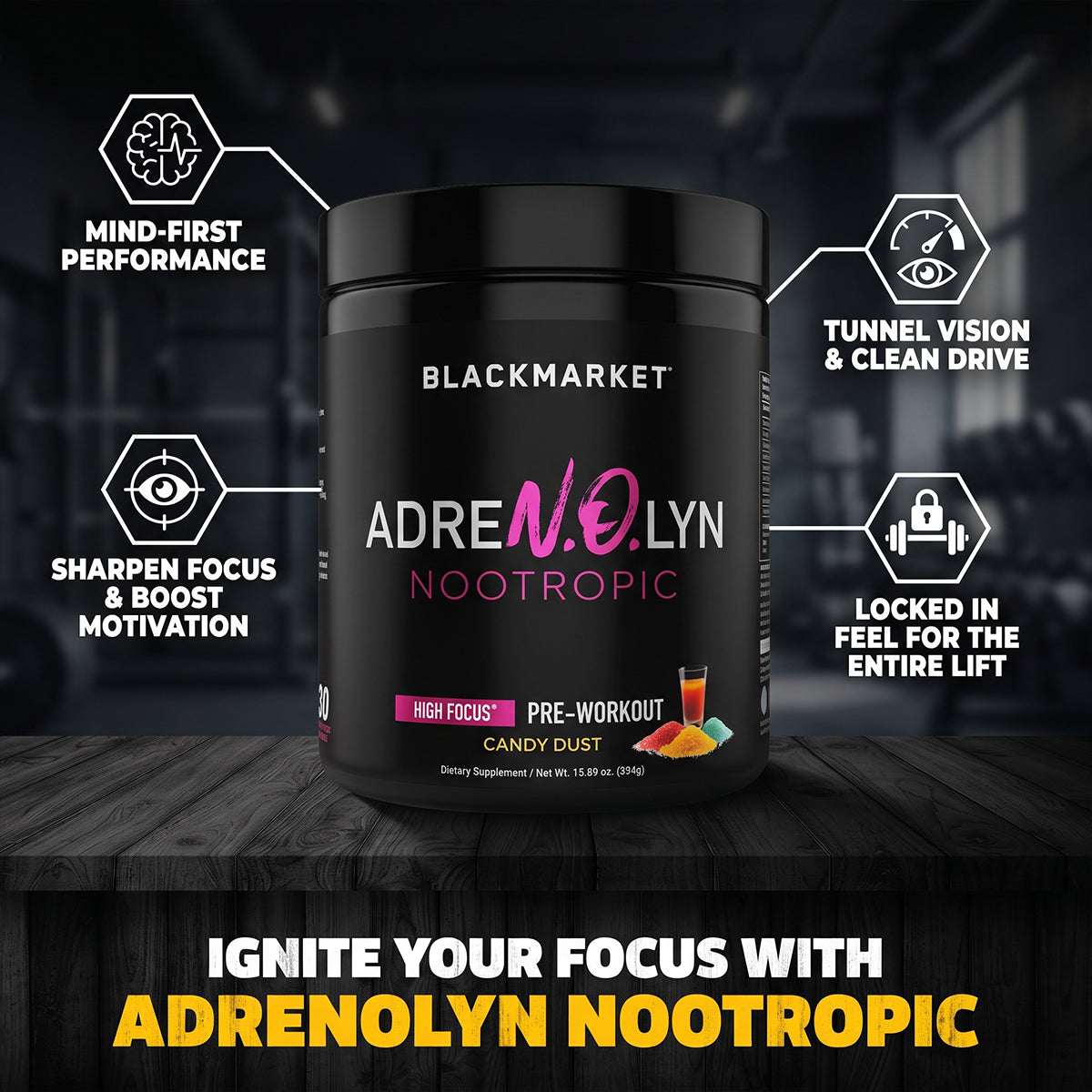 Adrenolyn Nootropic Pre-Workout