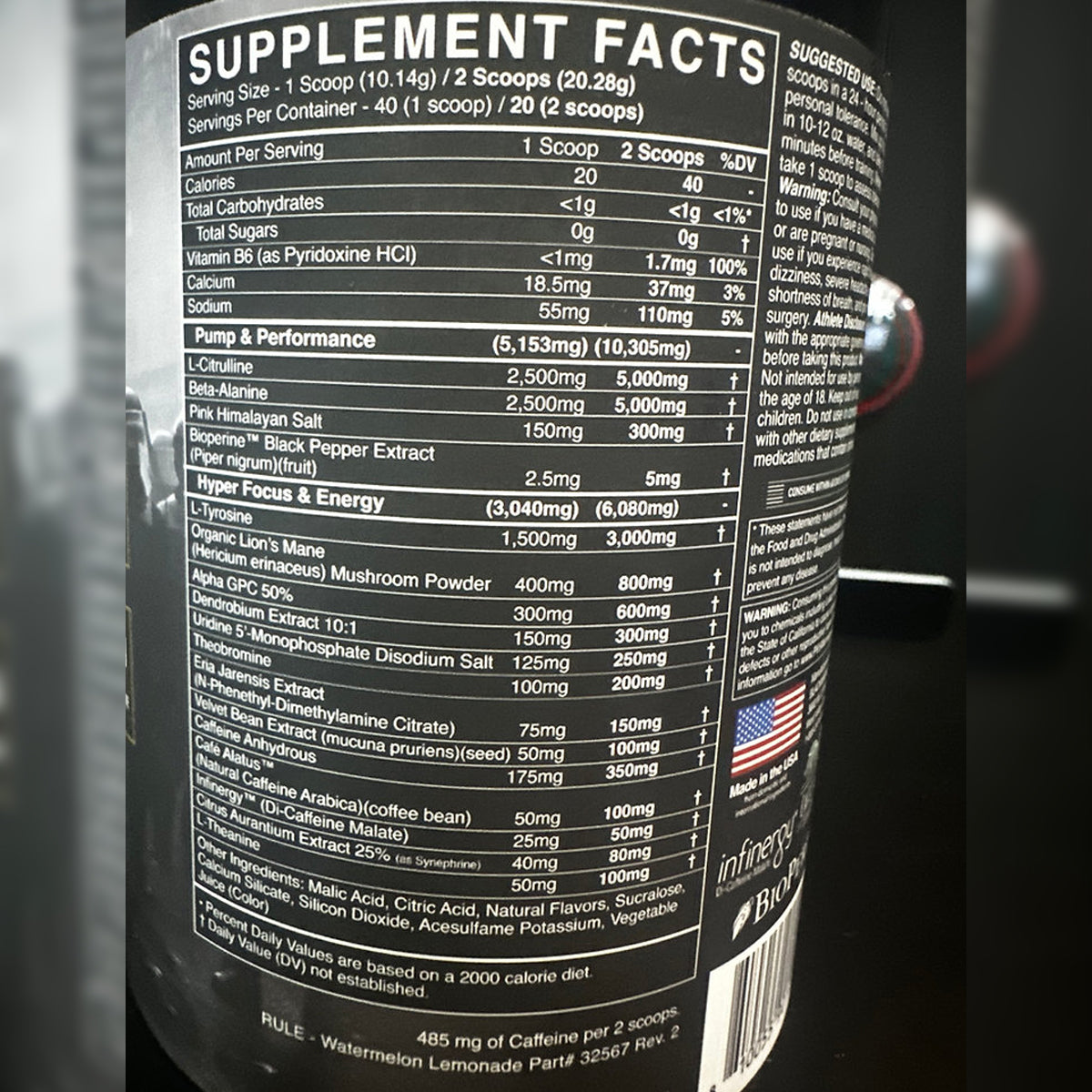 Rule Pre-Workout