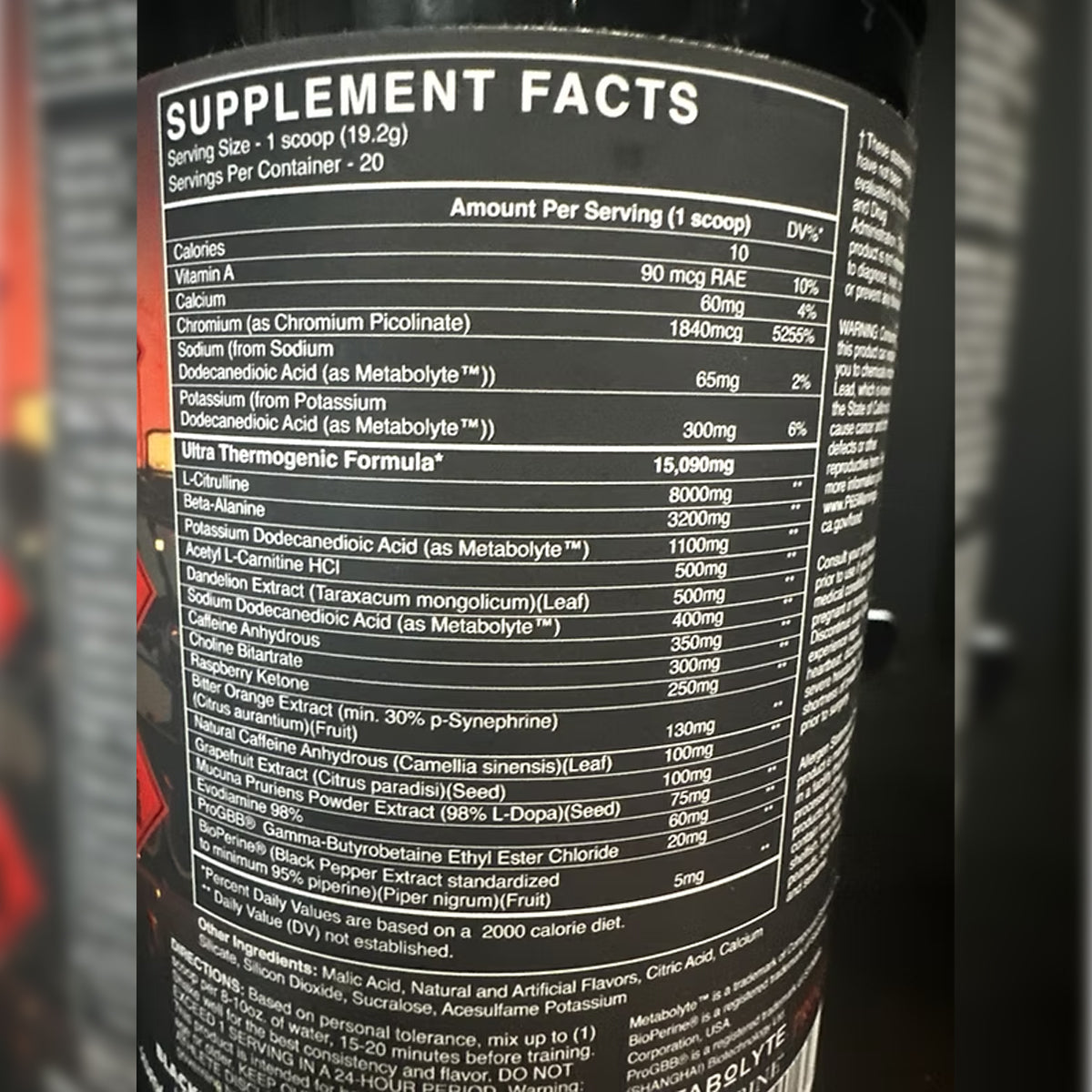 Scorch Pre-Workout